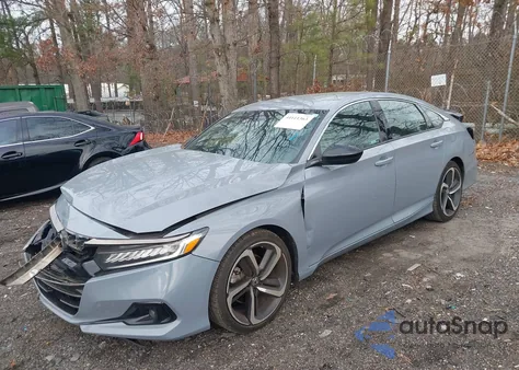 2021 Honda Accord Sport из США, поврежденный, VIN 1HGCV1F30MA005318